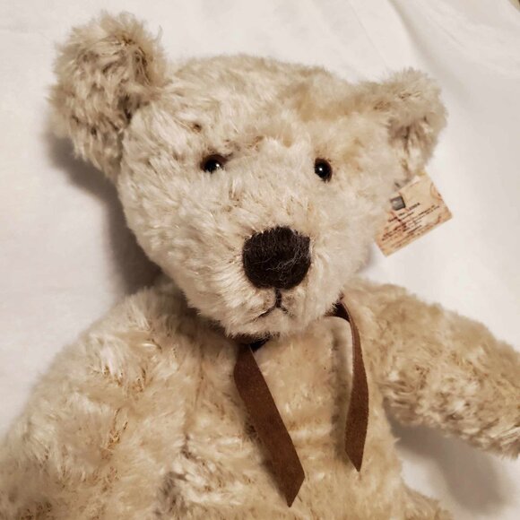 #LE004 Russ Berrie 20" Bears From the Past Brentton 1999 Limited Edition Plush - Picture 3 of 10